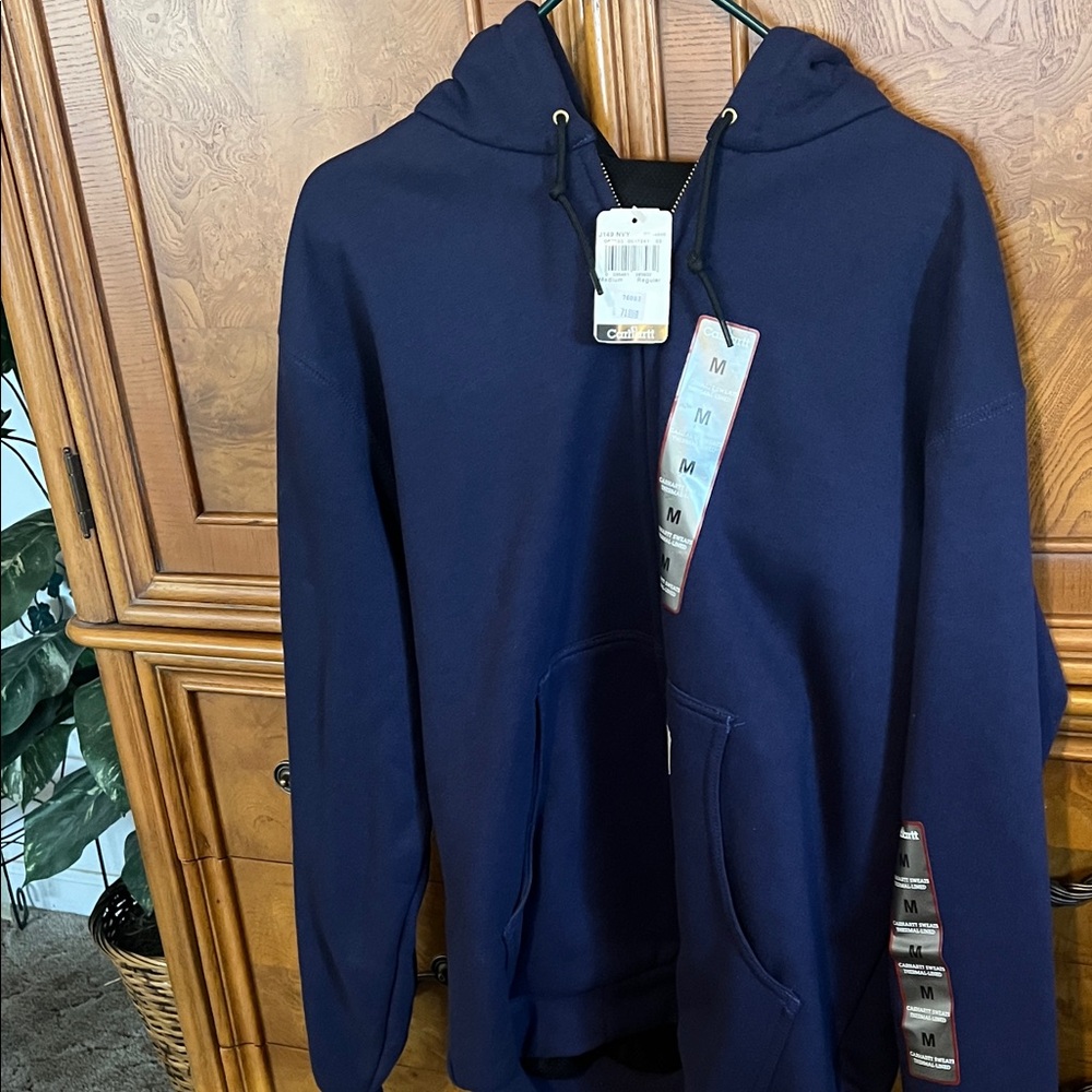 Carhartt Navy Blue Hoodie Jacket